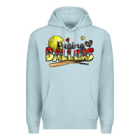 Blue Mist raising ballers softball Premium Hoodie - Zillion Design Studio