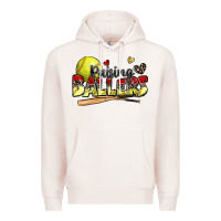 Pale Pink raising ballers softball Premium Hoodie - Zillion Design Studio