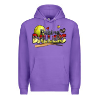 Purple raising ballers softball Premium Hoodie - Zillion Design Studio