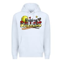 White raising ballers softball Premium Hoodie - Zillion Design Studio