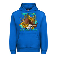 Cobalt try that in a small town Urban Hoodie - texasbilliewilder