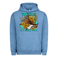 Pigment Pebble Blue try that in a small town Urban Hoodie - texasbilliewilder