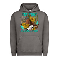 Pigment Tornado try that in a small town Urban Hoodie - texasbilliewilder