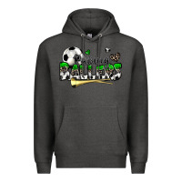 Charcoal Heather raising ballers soccer Premium Hoodie - Zillion Design Studio