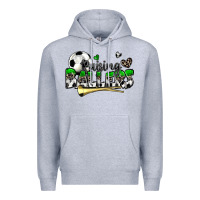 Heather Grey raising ballers soccer Premium Hoodie - Zillion Design Studio