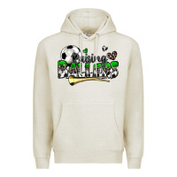 Oatmeal Heather raising ballers soccer Premium Hoodie - Zillion Design Studio