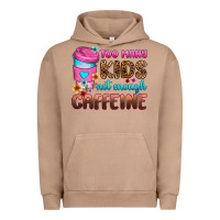 Pigment Burro too many kids not enough caffeine Urban Hoodie - Zillion Design Studio