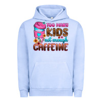 Pigment Grape Ice too many kids not enough caffeine Urban Hoodie - Zillion Design Studio