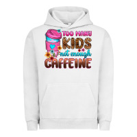 Pigment Lunar Rock too many kids not enough caffeine Urban Hoodie - Zillion Design Studio