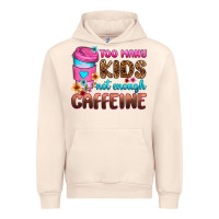 Sandshell too many kids not enough caffeine Urban Hoodie - Zillion Design Studio