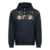 Navy police gnomes Urban Hoodie - Zillion Design Studio