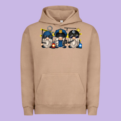 Police Gnomes Urban Hoodie Designed By Zillion Design Studio