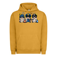 Pigment Peanut Butter police gnomes Urban Hoodie - Zillion Design Studio