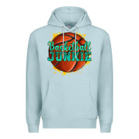 Blue Mist basketball junkie Premium Hoodie - texasbilliewilder