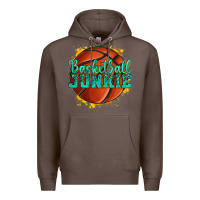 Coffee basketball junkie Premium Hoodie - texasbilliewilder
