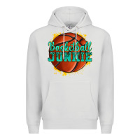 Dove Grey basketball junkie Premium Hoodie - texasbilliewilder