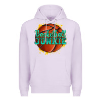 Lilac basketball junkie Premium Hoodie - texasbilliewilder