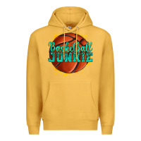 Mustard basketball junkie Premium Hoodie - texasbilliewilder