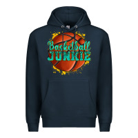 Navy basketball junkie Premium Hoodie - texasbilliewilder