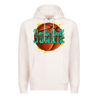 Pale Pink basketball junkie Premium Hoodie - texasbilliewilder