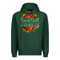 Sports Green basketball junkie Premium Hoodie - texasbilliewilder