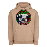 Pigment Burro Baby Cow Christmas Urban Hoodie - RanaPortraitStore