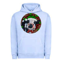 Pigment Grape Ice Baby Cow Christmas Urban Hoodie - RanaPortraitStore