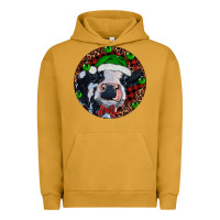 Pigment Peanut Butter Baby Cow Christmas Urban Hoodie - RanaPortraitStore