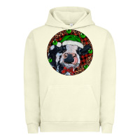 Pigment Pistachio Baby Cow Christmas Urban Hoodie - RanaPortraitStore