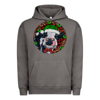 Pigment Tornado Baby Cow Christmas Urban Hoodie - RanaPortraitStore