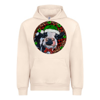 Sandshell Baby Cow Christmas Urban Hoodie - RanaPortraitStore