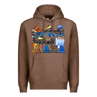 Chestnut somebody's loud mouth football mama Premium Hoodie - Zillion Design Studio