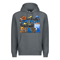 Rock somebody's loud mouth football mama Premium Hoodie - Zillion Design Studio