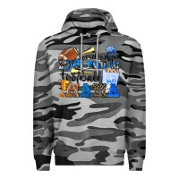 Slate Camo somebody's loud mouth football mama Premium Hoodie - Zillion Design Studio