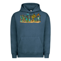 Pigment Midnight Navy western faith Urban Hoodie - texasbilliewilder