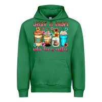 Emerald just a mom who loves coffee Urban Hoodie - Zillion Design Studio