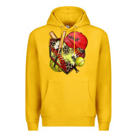 Lemon softball home plate Premium Hoodie - Zillion Design Studio
