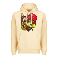 Pina Colada softball home plate Premium Hoodie - Zillion Design Studio