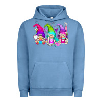 Pigment Pebble Blue hair styles gnomes Urban Hoodie - Zillion Design Studio