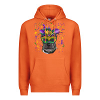 Carrot mardi gras  mask pitbull Premium Hoodie - RanaPortraitStore