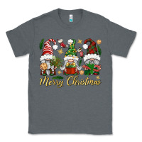 Charcoal Heather Merry Christmas Gnomes Classic Tee - BundleAndBundleShop