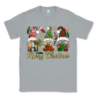 Heather Grey Merry Christmas Gnomes Classic Tee - BundleAndBundleShop