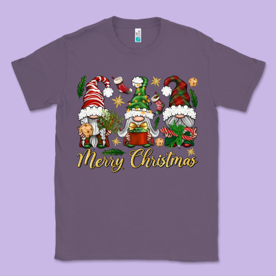 Merry Christmas Gnomes Classic Tee Designed By Bundleandbundleshop
