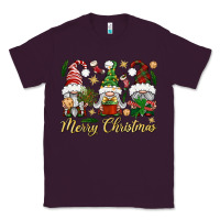 Plum Merry Christmas Gnomes Classic Tee - BundleAndBundleShop