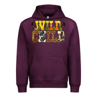 Mauve Wine Western wild child Urban Hoodie - texasbilliewilder