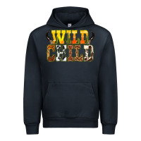 Navy Western wild child Urban Hoodie - texasbilliewilder