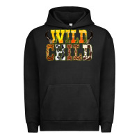 Pigment Black Western wild child Urban Hoodie - texasbilliewilder