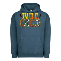 Pigment Midnight Navy Western wild child Urban Hoodie - texasbilliewilder