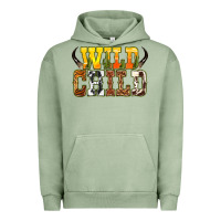 Pigment Oil Green Western wild child Urban Hoodie - texasbilliewilder