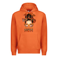 Carrot basketball messy bun mom Premium Hoodie - texasbilliewilder